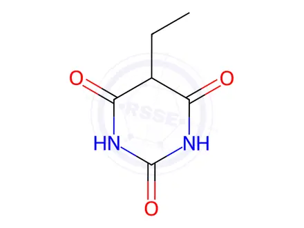 Chemical structure of Barbituric Acid Impurity 2 (5-Ethylbarbituric Acid)