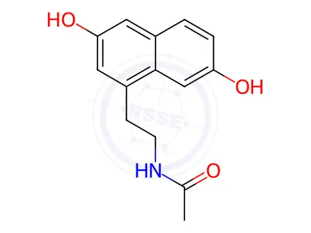 Chemical structure of Agomelatine Impurity 9