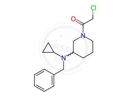 Chemical structure of 1-(3-(Benzyl(cyclopropyl)amino)piperidin-1-yl)-2-chloroethanone