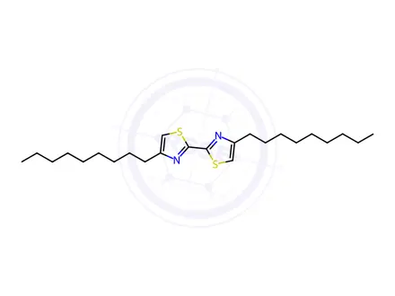 Chemical structure of 4,4-Dinonyl-2,2-bithiazole
