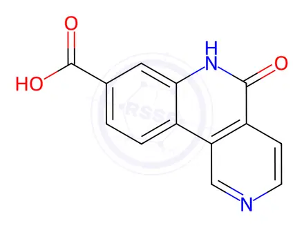 Chemical structure of 5-Oxo-5,6-dihydrobenzo[c][2,6]naphthyridine-8-carboxylic acid
