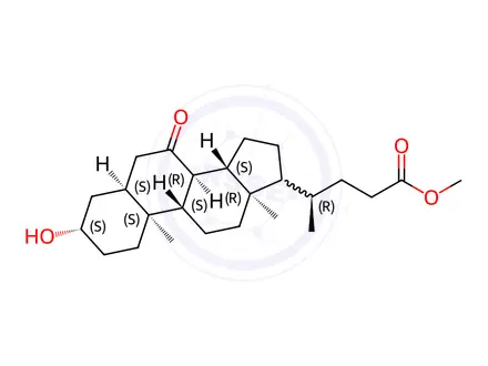 Chemical structure of Obeticholic Acid Impurity 23