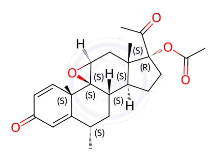 Chemical structure of Fluorometholone Impurity 14