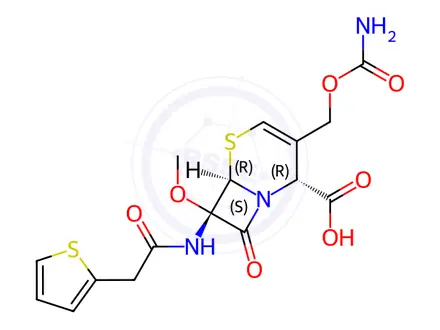 Chemical structure of Cefoxitin EP Impurity B