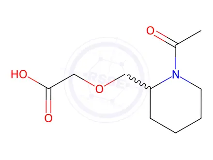 Chemical structure of (1-Acetyl-pyrrolidin-3-yloxy)-acetic acid