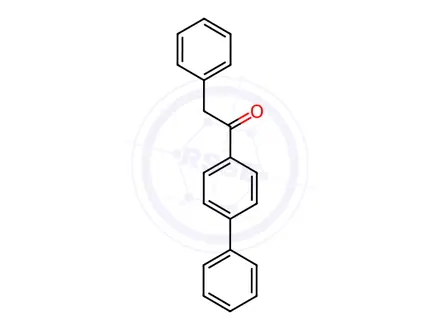 Chemical structure of 1-(1,1'-biphenyl-4-yl)-2-phenylethanone