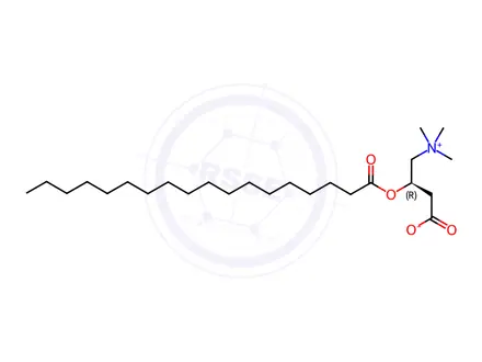 Chemical structure of 3-Chloro-1.2-propanediol 1-Stearate