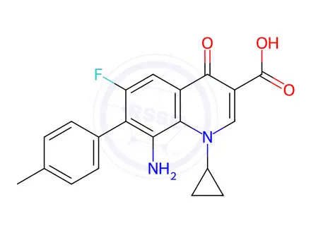 Chemical structure of Garenoxacin Impurity 4