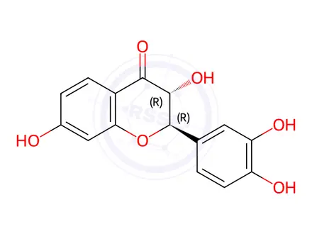 Chemical structure of 3,3',4',7-Tetrahydroxyflavanone