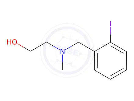 Chemical structure of 2-((2-Iodobenzyl)(methyl)amino)ethanol