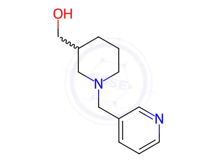 Chemical structure of (1-Pyridin-3-ylMethyl-piperidin-3-yl)-Methanol dihydrochloride, 98+% C12H20Cl2N2O, MW: 279.21