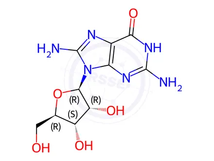 Chemical structure of Adenosine Impurity 24