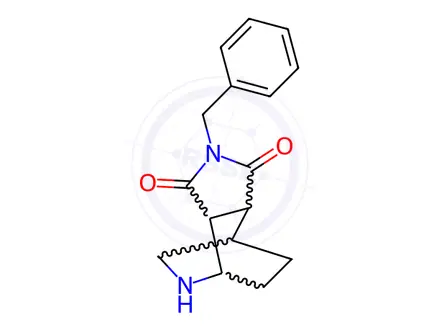 Chemical structure of 4-Benzyl-4,8-diazatricyclo[5.2.2.0,2,6]undecane-3,5-dione Hydrochloride