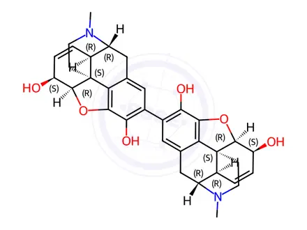 Chemical structure of Morphine Hydrochloride Impurity 2 (Morphine Hydrochloride EP Impurity B)
