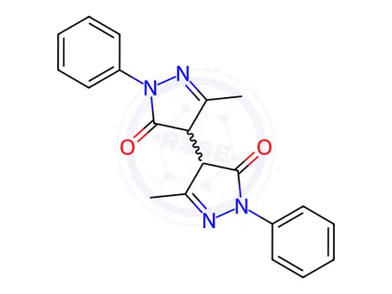 Chemical structure of Edaravone impurity A