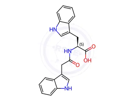 Chemical structure of Indole-3-acetyl-L-tryptophan