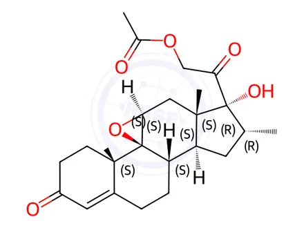 Chemical structure of Prednisolone Impurity 83