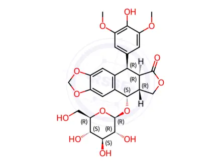 Chemical structure of Etoposide Impurity D