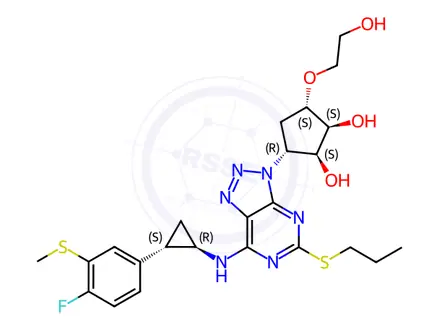 Chemical structure of Ticagrelor Impurity 82