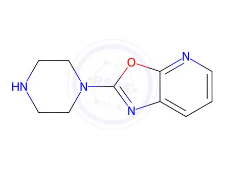 Chemical structure of 2-piperazin-1-yl[1,3]oxazolo[5,4-b]pyridine