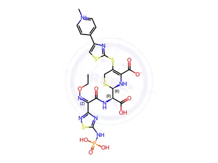 Chemical structure of Ceftaroline Impurity2