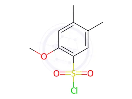 Chemical structure of 2-Methoxy-4,5-dimethylbenzenesulfonyl Chloride