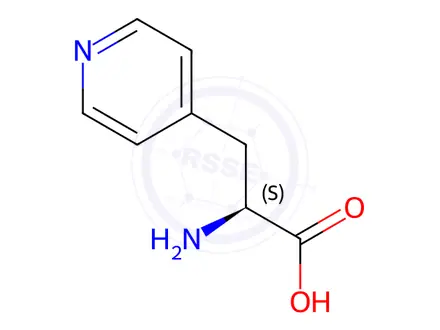 Chemical structure of (S)-2-Amino-3-(pyridin-4-yl)propanoic Acid Dihydrochloride