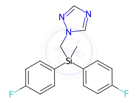 Chemical structure of Flusilazole