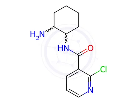 Chemical structure of N-(2-AMino-cyclohexyl)-2-chloro-nicotinaMide hydrochloride