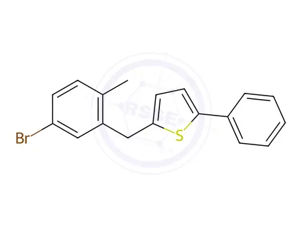 Chemical structure of Canagliflozin Impurity 37