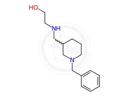 Chemical structure of 2-(((1-Benzylpiperidin-3-yl)methyl)amino)ethanol