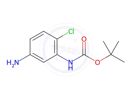 Chemical structure of (5-Amino-2-chloro-phenyl)-carbamic Acid Tert-Butyl Ester