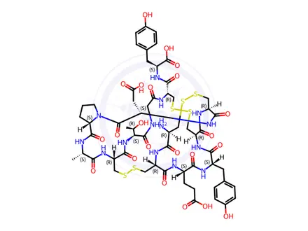 Chemical structure of Linaclotide Impurity 2 Monomer (Asp7 Linaclotide)