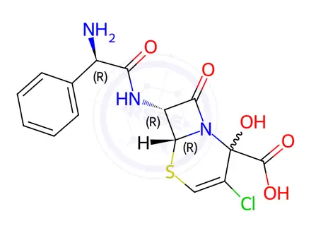 Chemical structure of Cefaclor Impurity 10