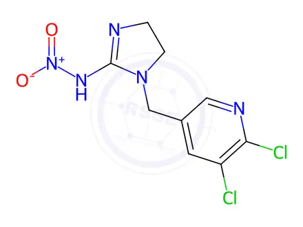 Chemical structure of Imidacloprid Impurity 7 (Imidacloprid EP Impurity G)