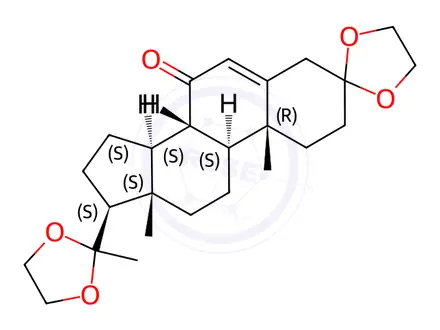 Chemical structure of Dydrogesterone Impurity 27