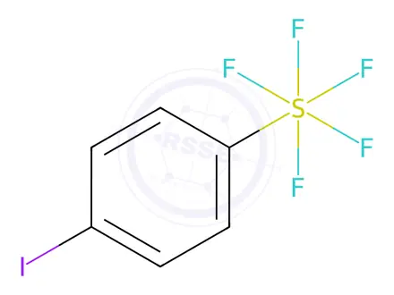 Chemical structure of 4-Iodophenylsulfur Pentafluoride
