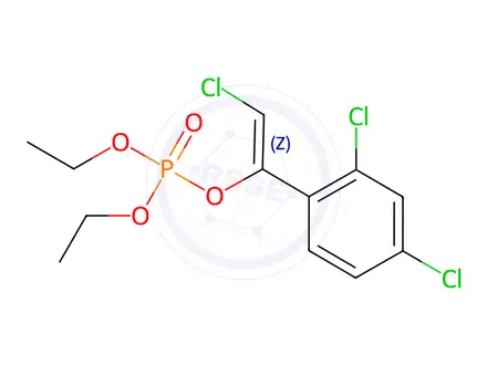 Chemical structure of Chlorfenvinphos Impurity 1 ((Z)-Chlorfenvinphos)