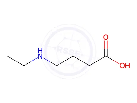 Chemical structure of 4-(Ethylamino)butanoic acid hydrochloride