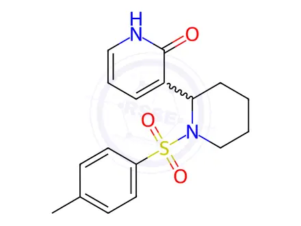 Chemical structure of 3-(1-Tosylpiperidin-2-yl)pyridin-2(1H)-one