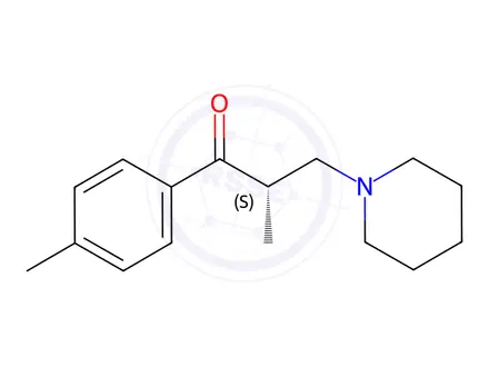 Chemical structure of (S)-Tolperisone hydrochloride