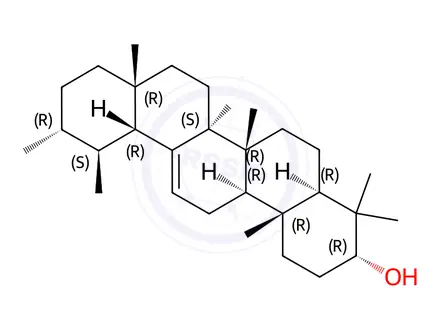Chemical structure of Amyrin Impurity 1(3-epi-α-Amyrin)