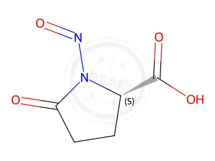Chemical structure of Glutathione Impurity 28 (N-Nitroso Glutathione Impurity 9)