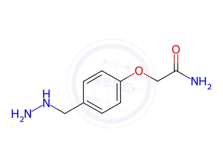 Chemical structure of 2-(4-(Hydrazinylmethyl)phenoxy)acetamide