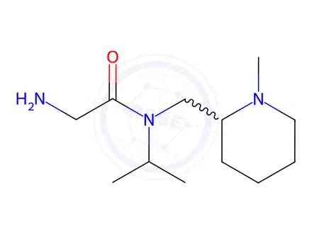 Chemical structure of 2-Amino-N-isopropyl-N-((1-methylpiperidin-2-yl)methyl)acetamide