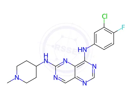 Chemical structure of BIBX 1382 Dihydrochloride