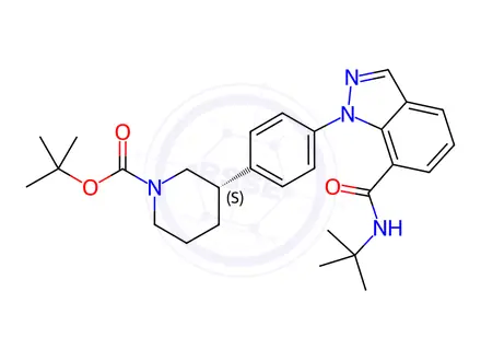 Chemical structure of Niraparib Impurity 36