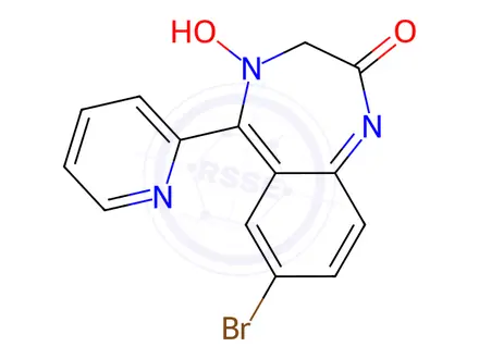 Chemical structure of Bromazepam Impurity 6