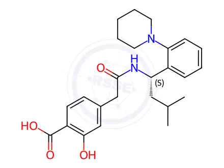 Chemical structure of Repaglinide Impurity 15