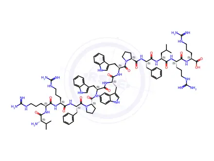 Chemical structure of Tritrpticin